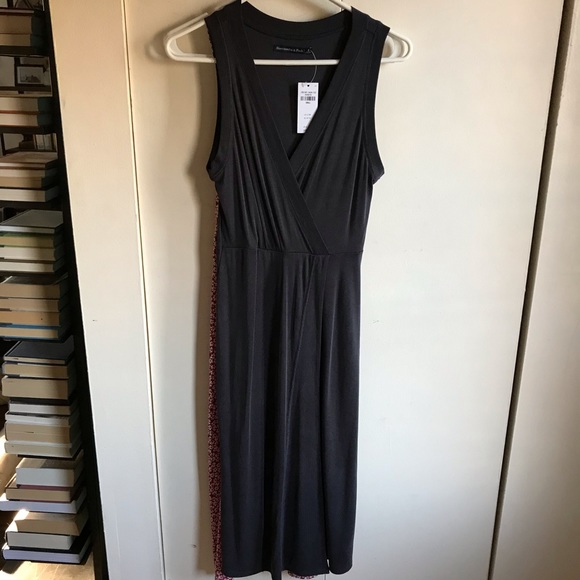 Abercrombie Wrap Front Midi Dress Size Small Grey - Picture 6 of 8